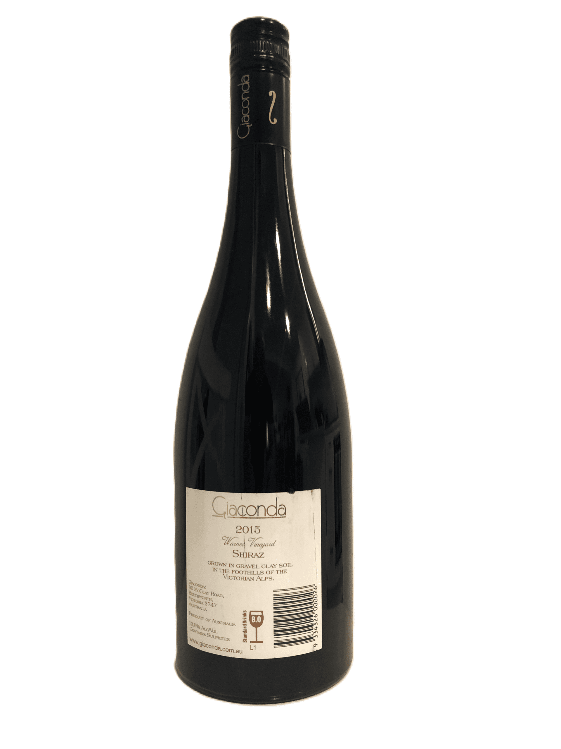 Giaconda Warner Vineyard Shiraz 2015 - Image 2